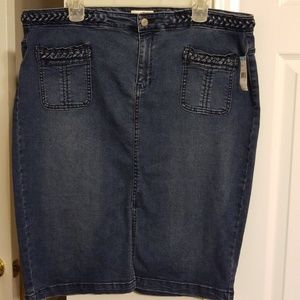 Blue denim Jean Skirt